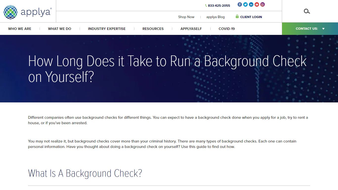 How Long Does it Take to Run a Background Check on Yourself?
