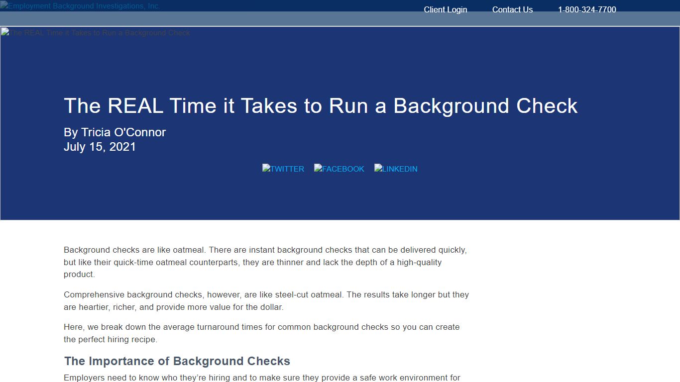 The REAL Time it Takes to Run a Background Check